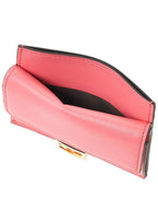 Fendi FF Baguette Flap Card Wallet Rosa