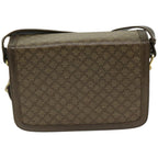CELINE Macadam Canvas Shoulder Bag Brown  67180