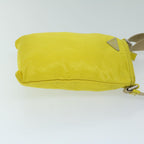 PRADA Shoulder Bag Nylon Yellow  67212