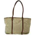 PRADA Hand Bag Nylon Beige 67215