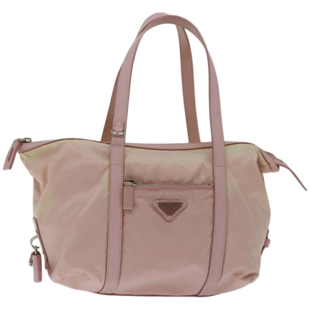 PRADA Hand Bag Nylon Pink  67218