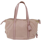 PRADA Hand Bag Nylon Pink  67218