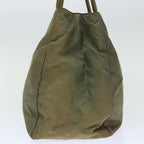 PRADA Tote Bag Nylon Khaki 67219
