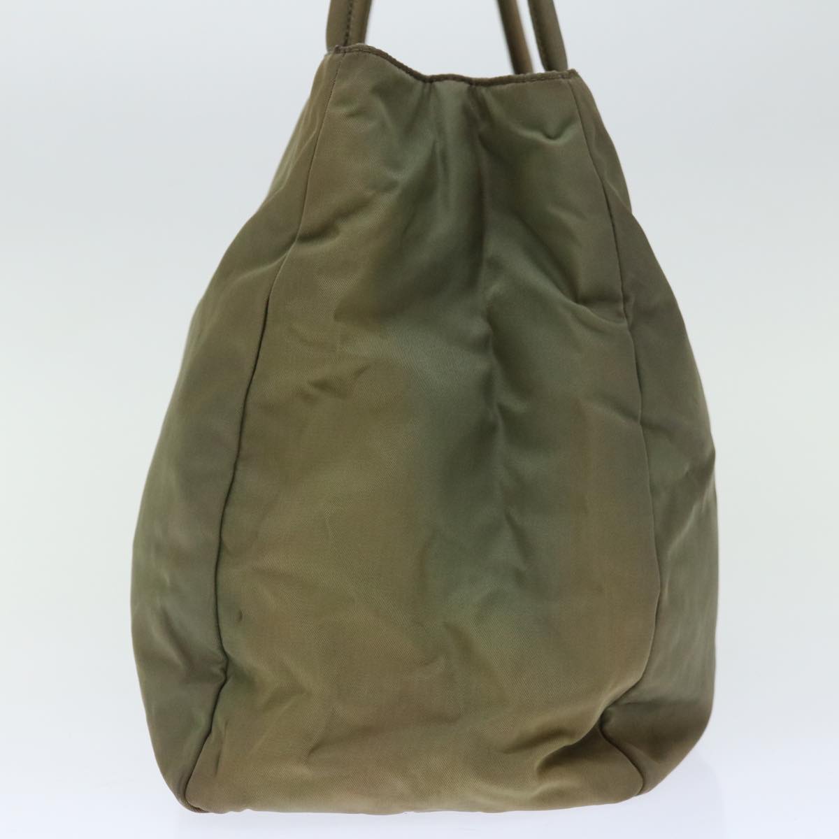 PRADA Tote Bag Nylon Khaki 67219