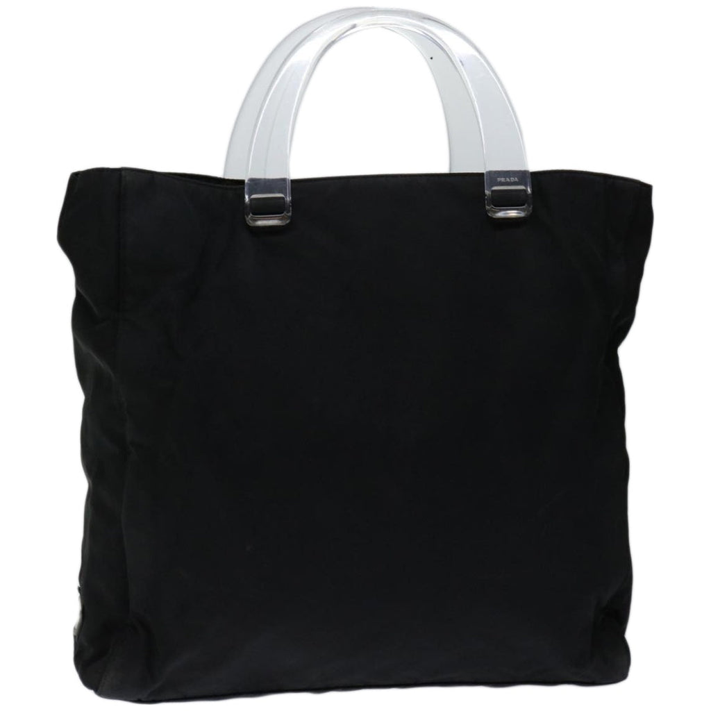 PRADA Hand Bag Nylon Black  67220