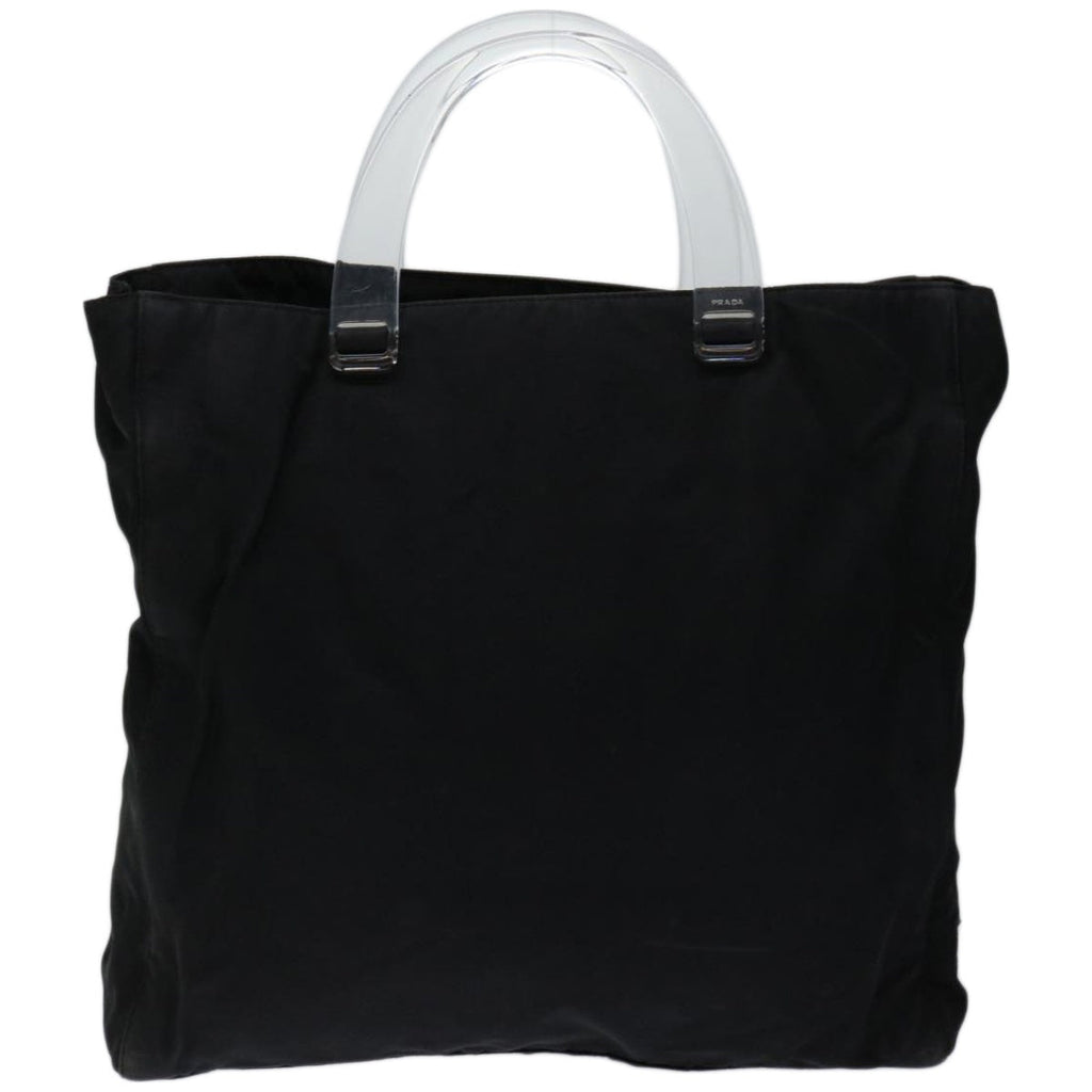 PRADA Hand Bag Nylon Black  67220