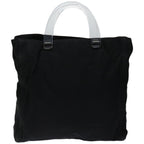 PRADA Hand Bag Nylon Black  67220