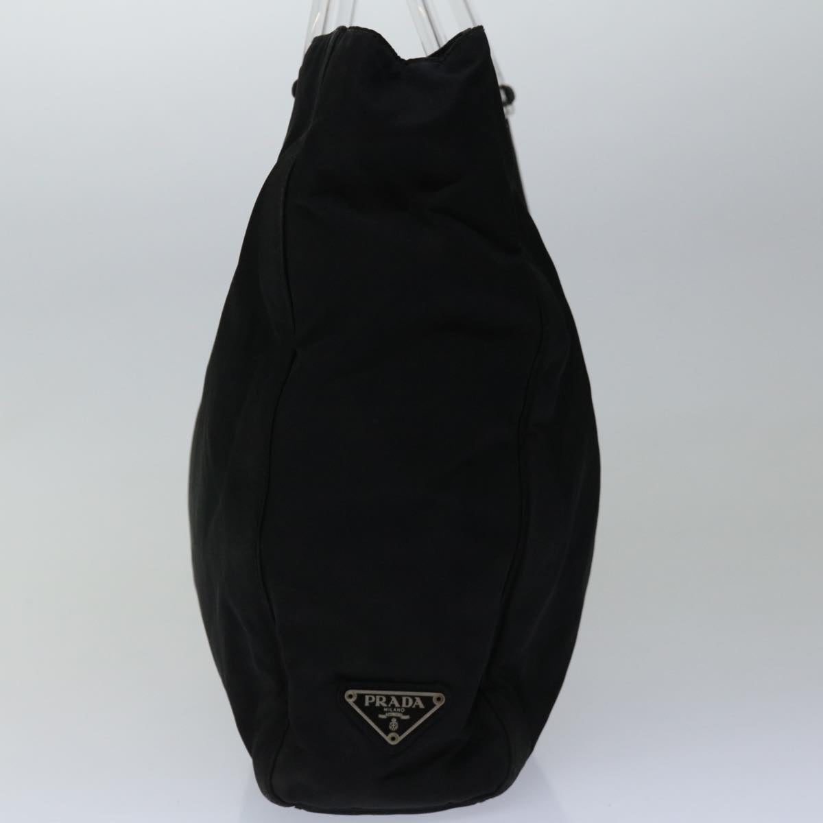 PRADA Hand Bag Nylon Black  67220
