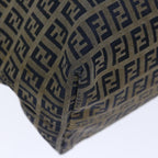 FENDI Zucchino Canvas Tote Bag Navy 4276 26764 01867226
