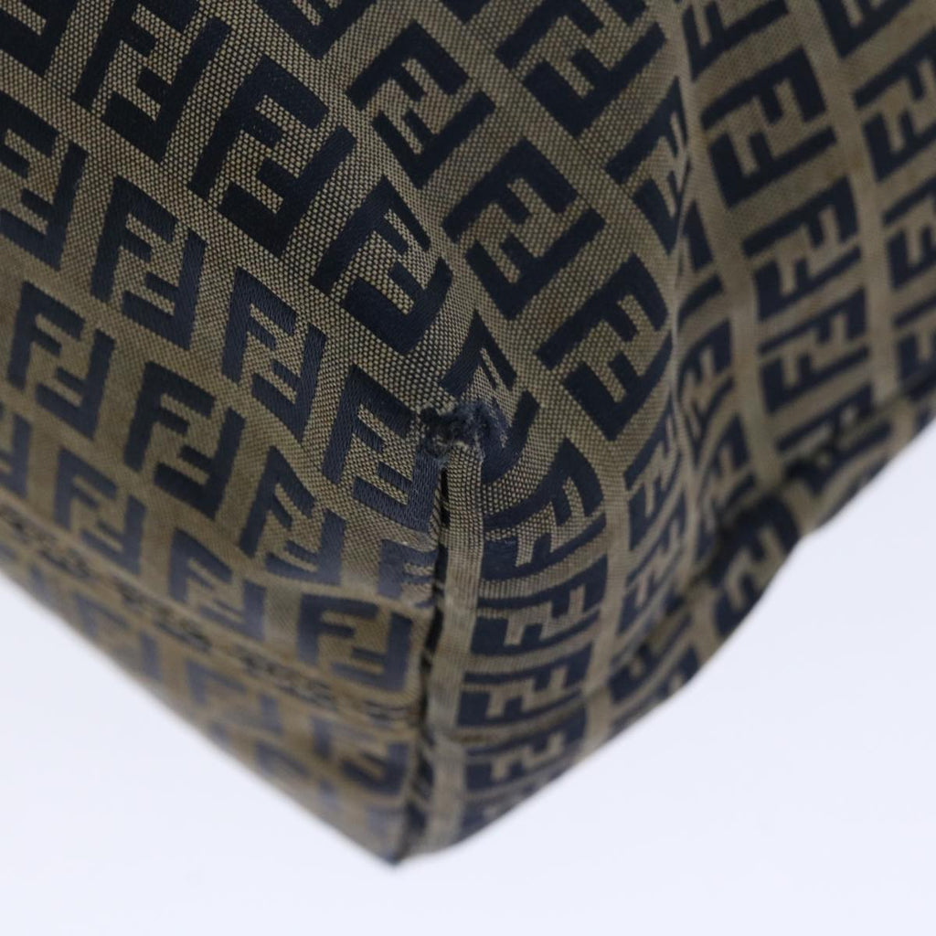 FENDI Zucchino Canvas Tote Bag Navy 4276 26764 01867226