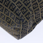 FENDI Zucchino Canvas Tote Bag Navy 4276 26764 01867226