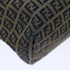 FENDI Zucchino Canvas Tote Bag Navy 4276 26764 01867226