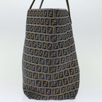 FENDI Zucchino Canvas Tote Bag Navy 4276 26764 01867226