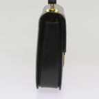 CELINE Shoulder Bag Leather Black  67274