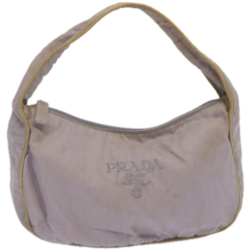 PRADA Hand Bag Nylon Purple 67321