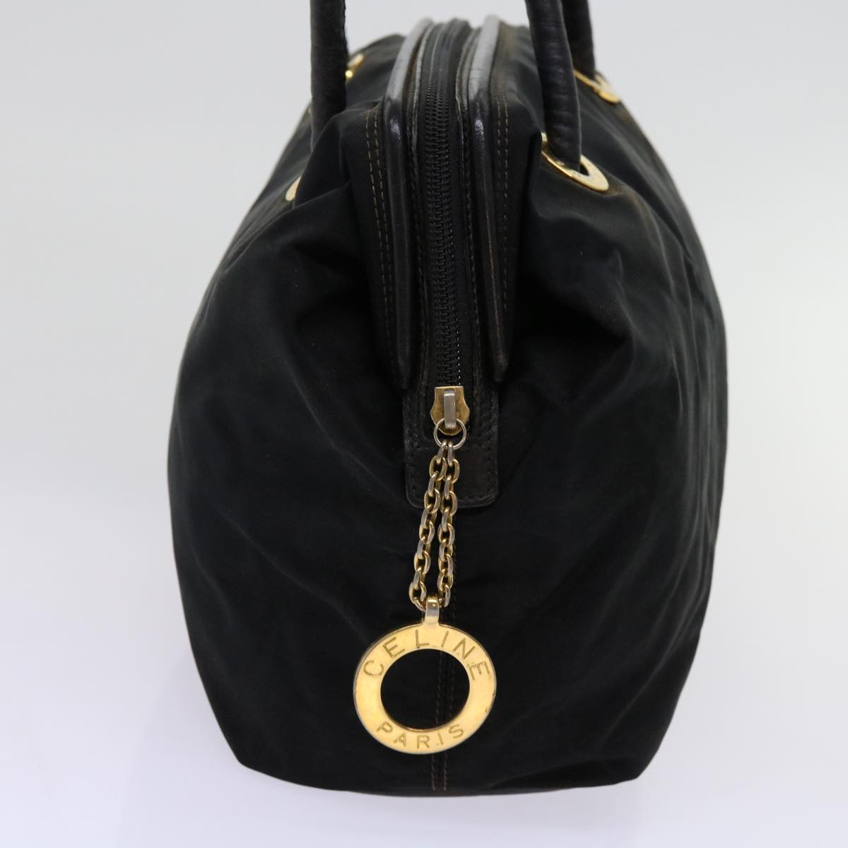 CELINE Tote Bag Nylon Black  67328