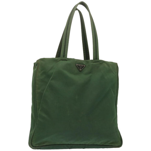PRADA Tote Bag Nylon Green  67330