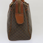 CELINE Macadam Canvas Hand Bag PVC Brown  67335