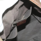 FENDI Zucchino Canvas Shoulder Bag Brown67343