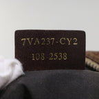 FENDI Zucchino Canvas Shoulder Bag Brown67343