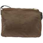 FENDI Zucchino Canvas Shoulder Bag Brown67343