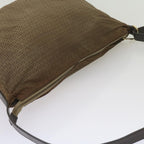 FENDI Zucchino Canvas Shoulder Bag Brown67343