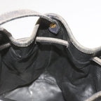 FENDI Zucchino Canvas Shoulder Bag Navy67351