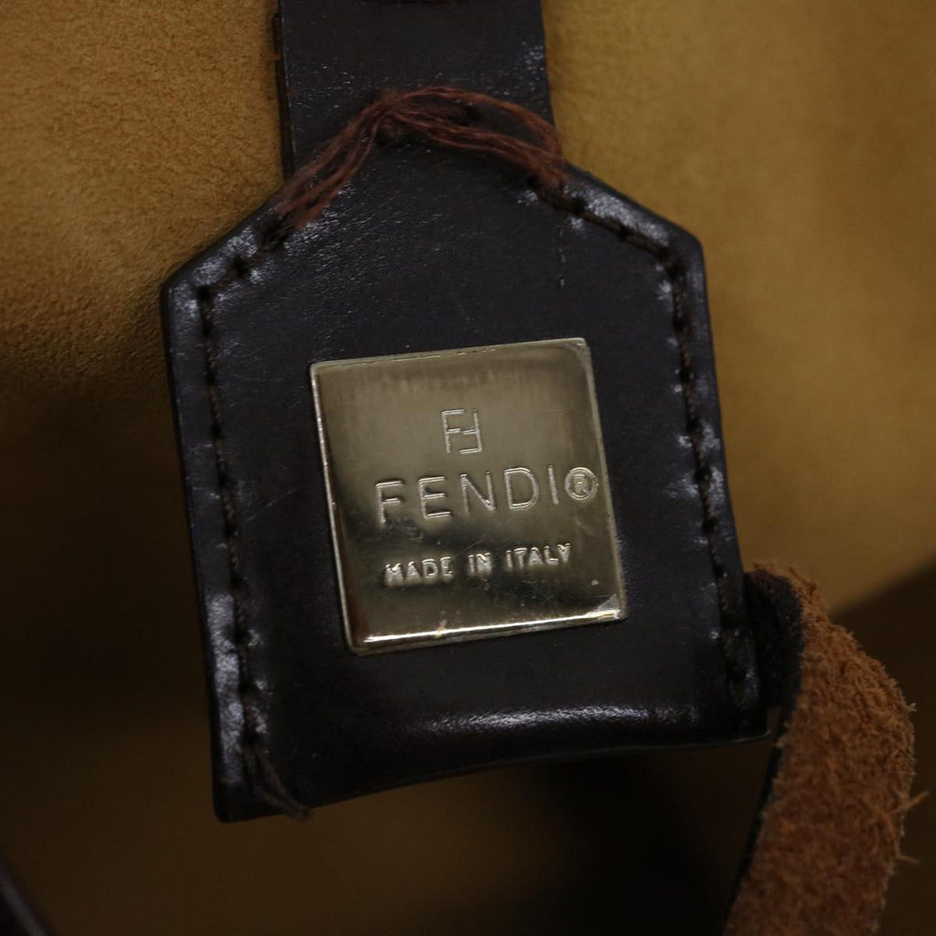 FENDI Tote Bag Leather Beige67352