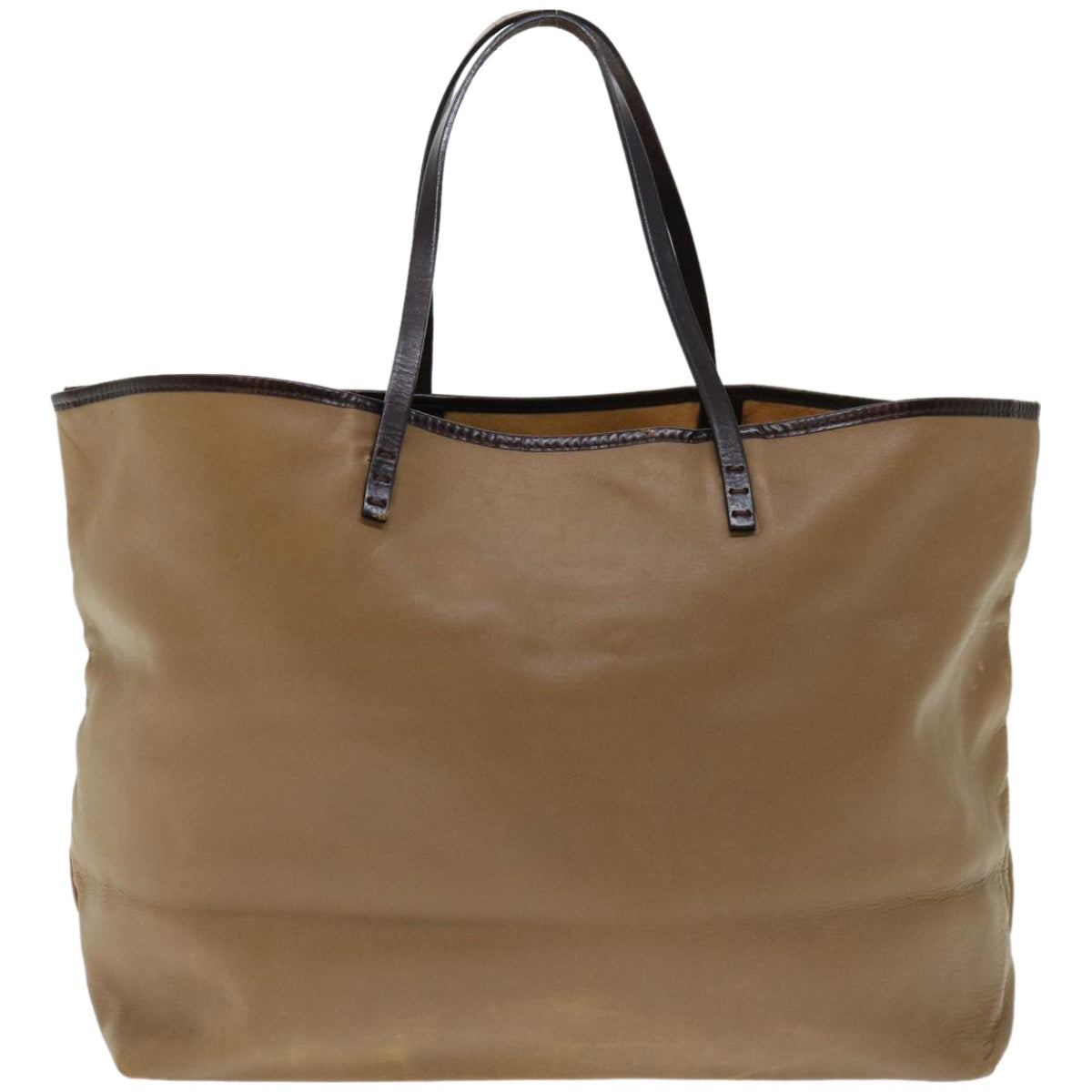 FENDI Tote Bag Leather Beige67352