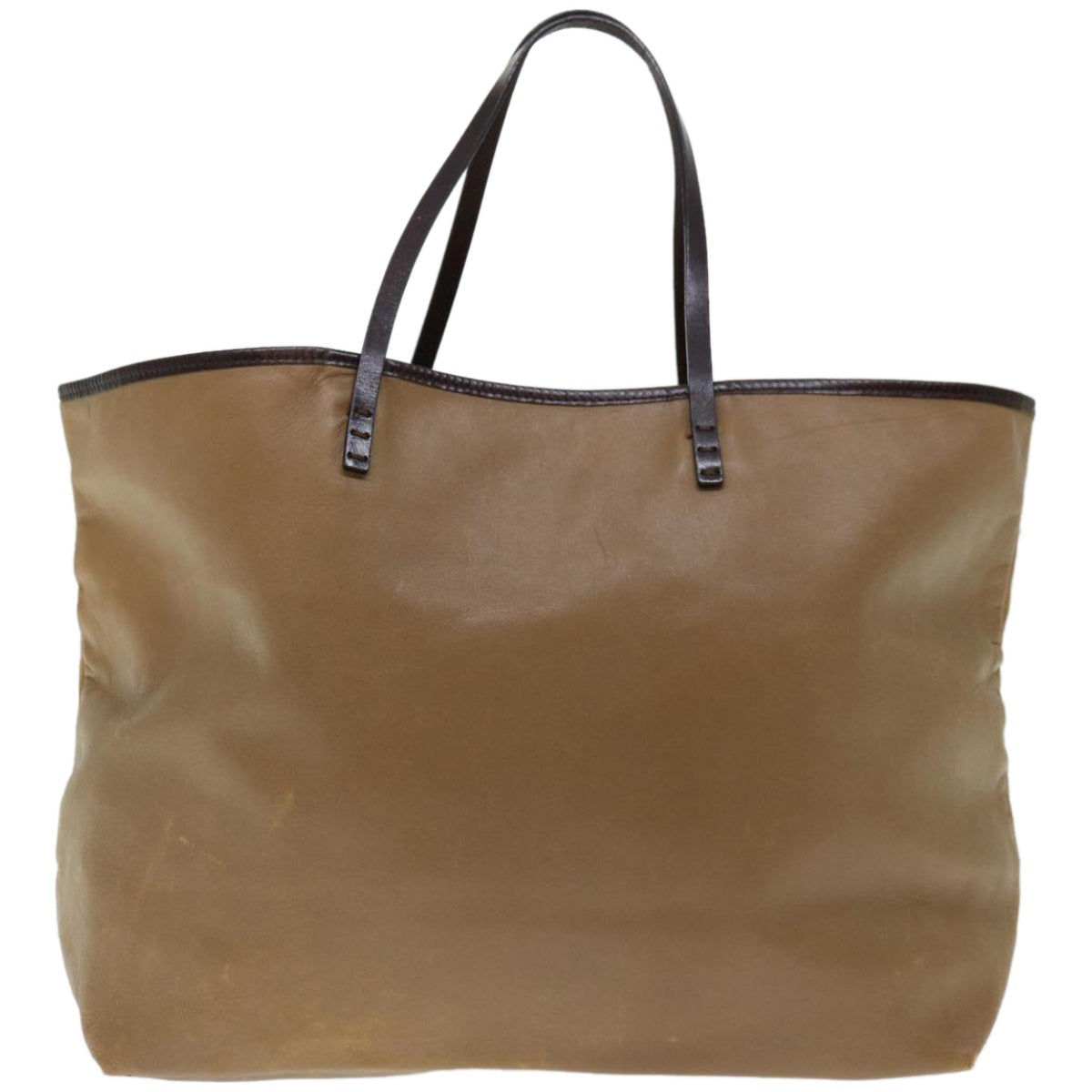FENDI Tote Bag Leather Beige67352