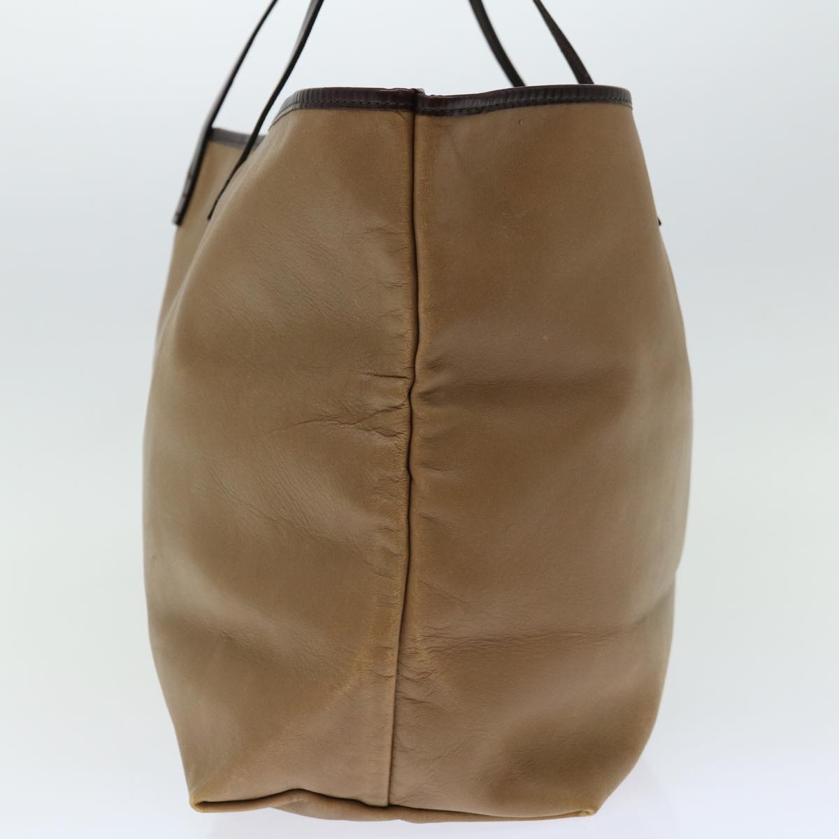 FENDI Tote Bag Leather Beige67352