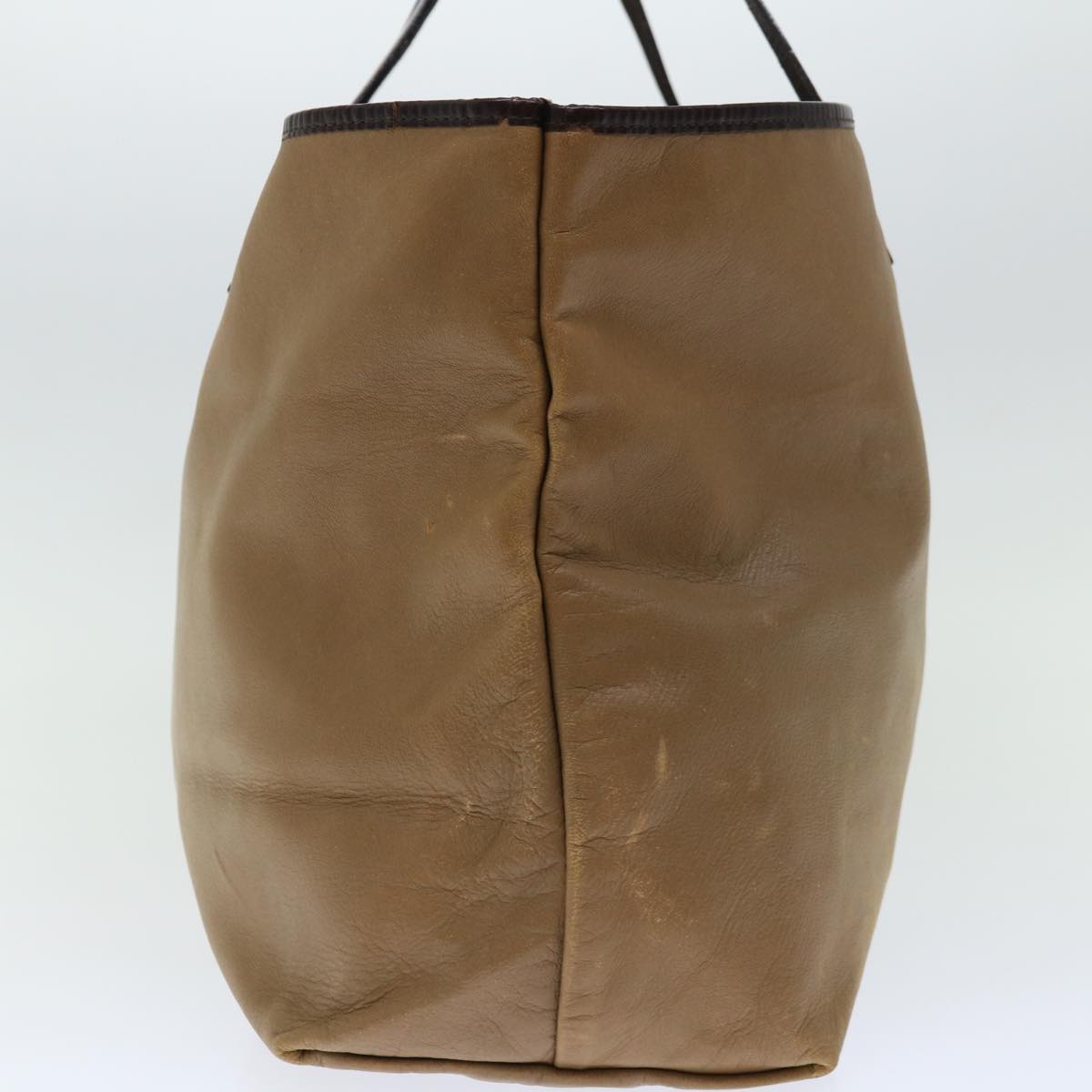 FENDI Tote Bag Leather Beige67352