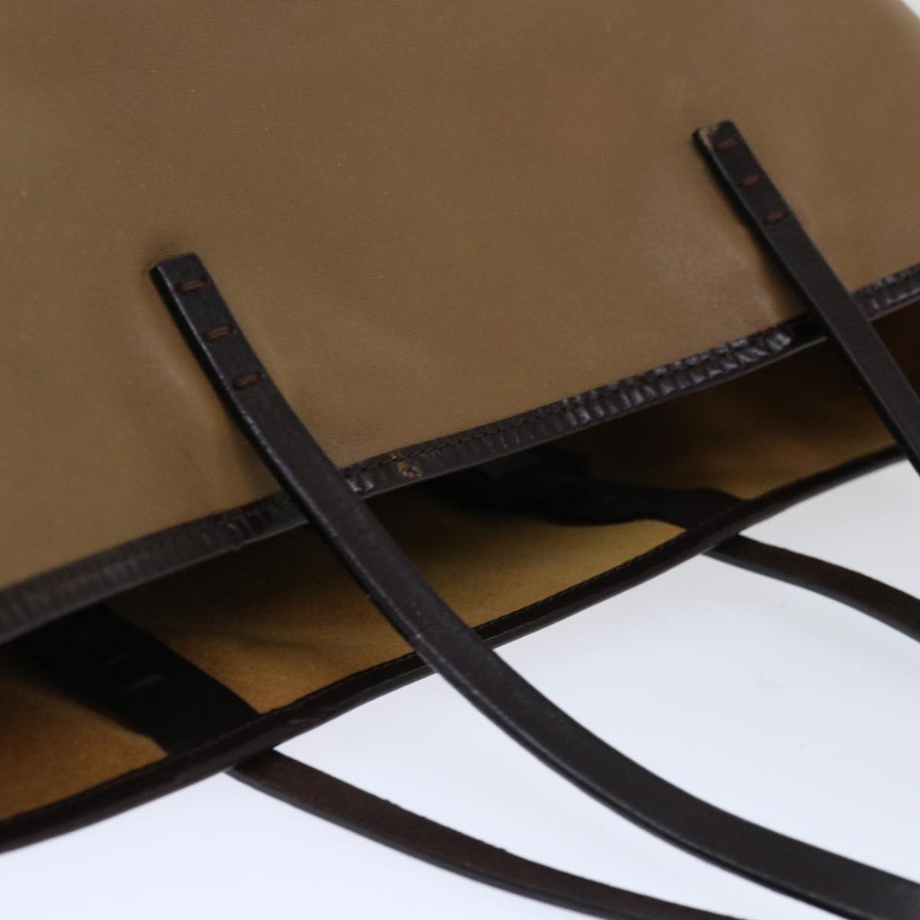 FENDI Tote Bag Leather Beige67352