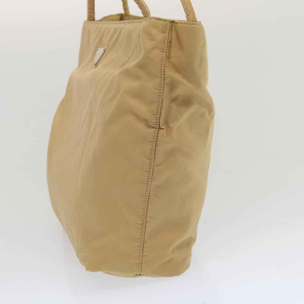 PRADA Tote Bag Nylon Beige  67415