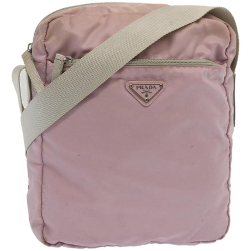 PRADA Shoulder Bag Nylon Pink 67417