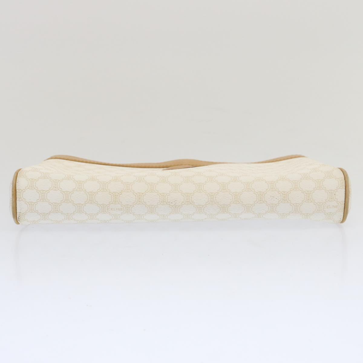 CELINE Macadam Canvas Clutch Bag PVC Leather Whe  67446