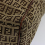 FENDI Zucchino Canvas Hand Bag Brown67454