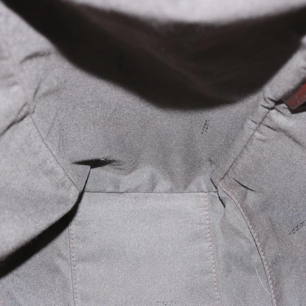 FENDI Zucchino Canvas Hand Bag Brown67454