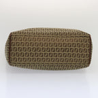 FENDI Zucchino Canvas Hand Bag Brown67454