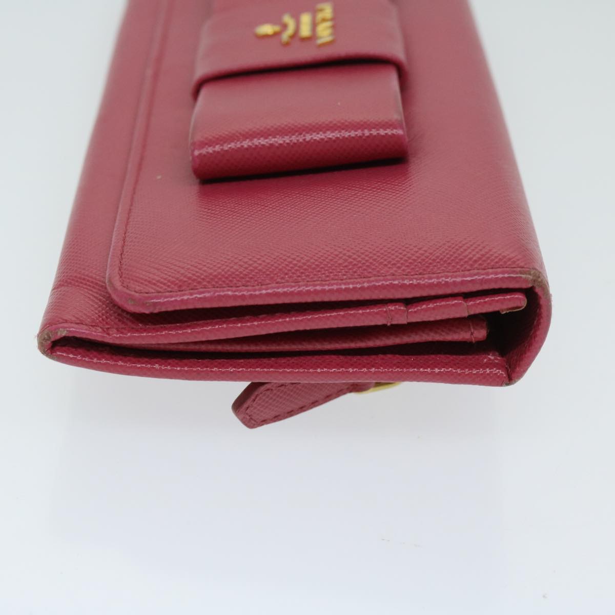 PRADA Long Wallet Safiano leather Pink  67548