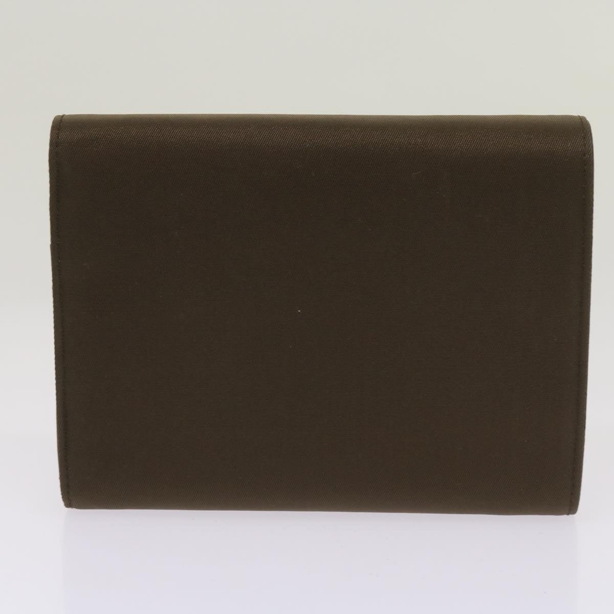 PRADA Wallet Nylon Gray  67558