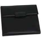 PRADA Wallet Leather Black  67559
