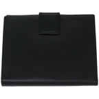 PRADA Wallet Leather Black  67559