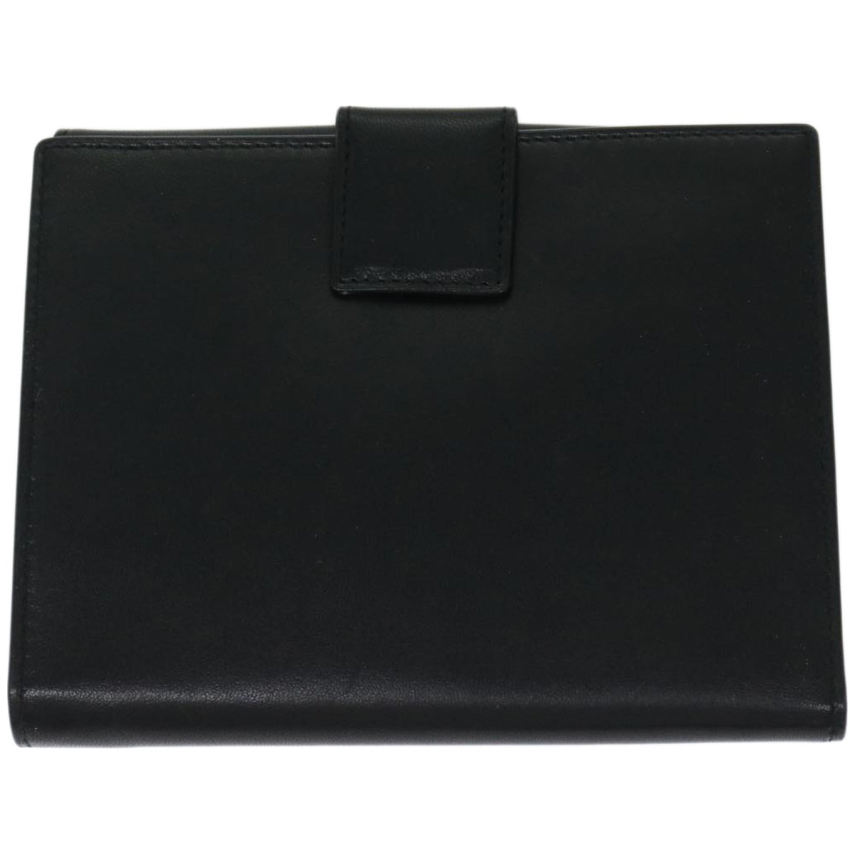 PRADA Wallet Leather Black  67559