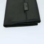PRADA Wallet Leather Black  67559