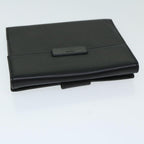 PRADA Wallet Leather Black  67559