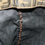 FENDI Zucca Canvas Hand Bag Black Brown67589