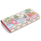 Louis Vuitton Damier Azur Vivienne Holiday Long Wallet N60497
