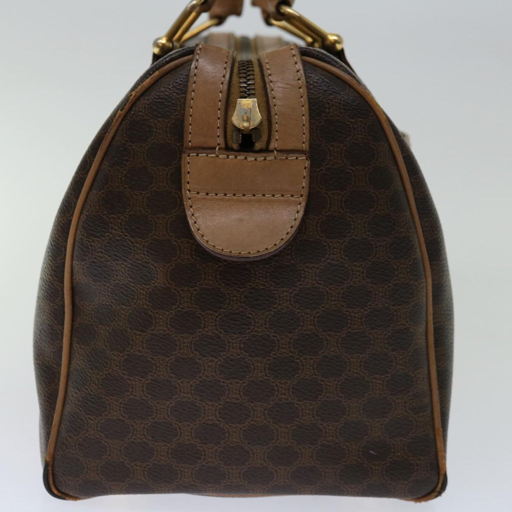 CELINE Macadam Canvas Hand Bag PVC Brown  67609