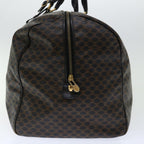 CELINE Macadam Canvas Boston Bag PVC Black  67629